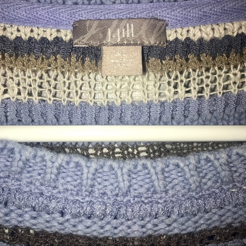 J Jill sweater. Open weave. Size XL